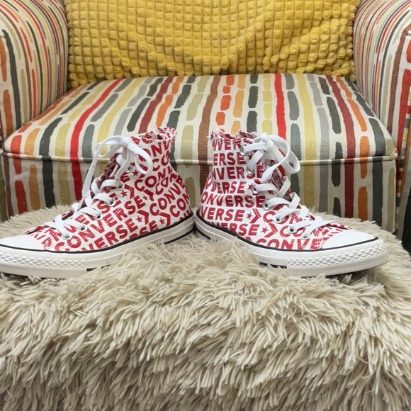 CONVERSE All Star Chuck Taylor Logo Hi-Top Shoes. WOMENS 8, MENS 6 - Picture 4 of 8